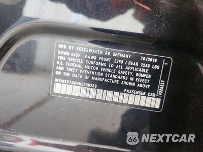 Zdjęcie 12 z 12 samochodu: 2017 VOLKSWAGEN CC SPORT VIN:WVWKP7AN4HE506288 - miniatura
