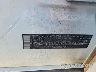 Zdjęcie 12 z 12 samochodu: 2022 HYUNDAI SONATA N LINE VIN:5NPEK4JC0NH149325 - miniatura