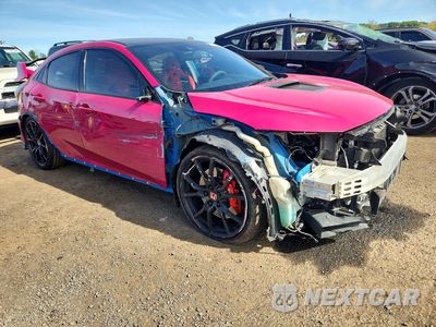 Czwarte zdjęcie samochodu z boku: 2021 HONDA CIVIC TYPE-R TOURING VIN:SHHFK8G73MU201936 - miniatura