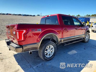 Trzecie zdjęcie samochodu z tyłu: 2017 FORD F150 SUPERCREW VIN:1FTEW1EG7HKC34376 - miniatura