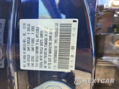 Zdjęcie 13 z 13 samochodu: 2009 HONDA ACCORD EXL VIN:1HGCP36869A001167 - miniatura