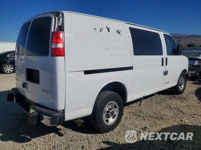 Trzecie zdjęcie samochodu z tyłu: 2019 GMC SAVANA G2500 VIN:1GTW7AFG8K1328618 - miniatura