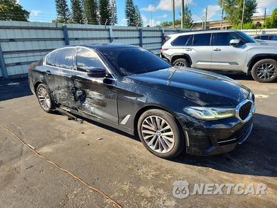 Czwarte zdjęcie samochodu z boku: 2021 BMW 530 I VIN:WBA53BH04MWX01671 - miniatura