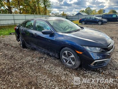 Czwarte zdjęcie samochodu z boku: 2020 HONDA CIVIC LX VIN:19XFC2F6XLE027386 - miniatura