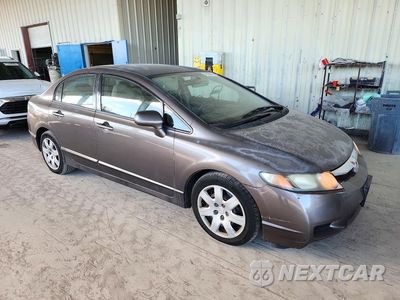 Czwarte zdjęcie samochodu z boku: 2011 HONDA CIVIC LX VIN:2HGFA1F59BH513165 - miniatura