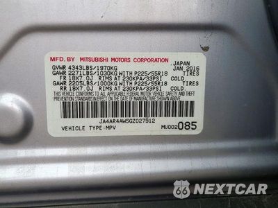 Zdjęcie 12 z 12 samochodu: 2016 MITSUBISHI OUTLANDER SPORT SEL VIN:JA4AR4AW5GZ027912 - miniatura