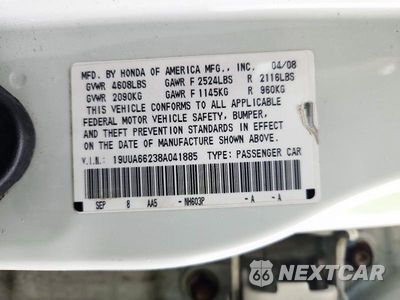 Zdjęcie 12 z 12 samochodu: 2008 ACURA TL VIN:19UUA66238A041885 - miniatura