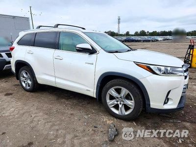 Czwarte zdjęcie samochodu z boku: 2017 TOYOTA HIGHLANDER HYBRID LIMITED VIN:5TDDGRFH3HS023019 - miniatura