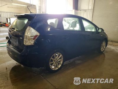 Trzecie zdjęcie samochodu z tyłu: 2013 TOYOTA PRIUS V FIVE VIN:JTDZN3EU3D3267501 - miniatura