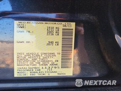 Zdjęcie 13 z 13 samochodu: 2014 NISSAN ALTIMA 2.5 VIN:1N4AL3AP8EC113795 - miniatura