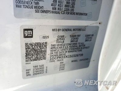 Zdjęcie 12 z 12 samochodu: 2025 CHEVROLET SILVERADO K1500 RST VIN:1GCPKEEK1SZ226739 - miniatura
