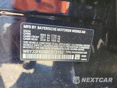 Zdjęcie 13 z 13 samochodu: 2024 BMW I5 EDRIVE 40 VIN:WBY33FK04RCS13192 - miniatura