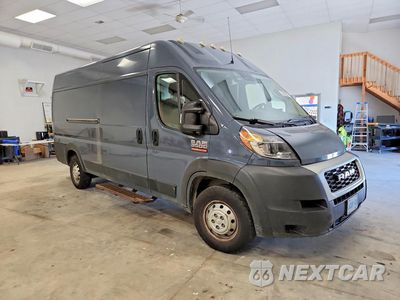 Czwarte zdjęcie samochodu z boku: 2021 RAM PROMASTER 3500 DELIVERY VAN VIN:3C6MRVJG4ME540889 - miniatura