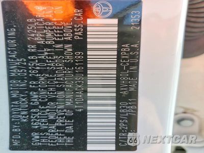 Zdjęcie 12 z 12 samochodu: 2025 TOYOTA CAMRY VIN:4T1DAACK3SU161189 - miniatura