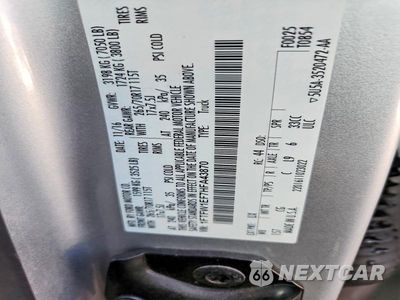Zdjęcie 13 z 13 samochodu: 2017 FORD F150 SUPERCREW VIN:1FTFW1EF7HFA43870 - miniatura