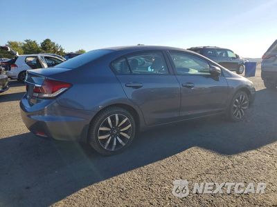 Trzecie zdjęcie samochodu z tyłu: 2014 HONDA CIVIC EXL VIN:19XFB2F92EE203590 - miniatura