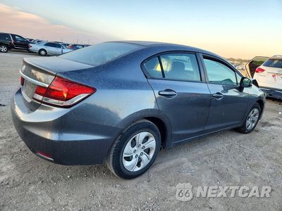 Trzecie zdjęcie samochodu z tyłu: 2013 HONDA CIVIC LX VIN:2HGFB2F57DH589702 - miniatura