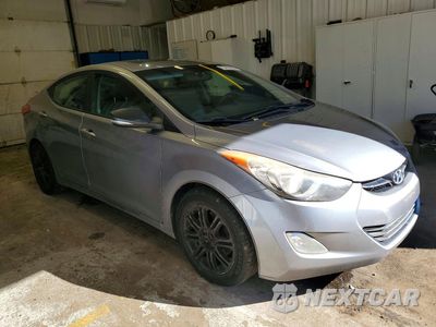 Czwarte zdjęcie samochodu z boku: 2012 HYUNDAI ELANTRA LIMITED VIN:KMHDH4AEXCU197859 - miniatura