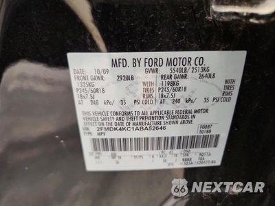 Zdjęcie 13 z 13 samochodu: 2010 FORD EDGE LIMITED VIN:2FMDK4KC1ABA52646 - miniatura