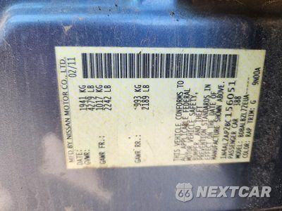 Zdjęcie 12 z 12 samochodu: 2011 NISSAN ALTIMA 2.5 VIN:1N4AL2AP2BC156051 - miniatura