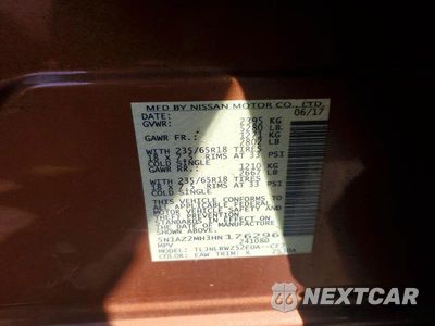 Zdjęcie 13 z 13 samochodu: 2017 NISSAN MURANO SL VIN:5N1AZ2MH3HN176296 - miniatura