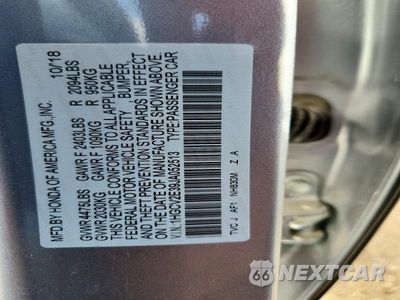 Zdjęcie 12 z 12 samochodu: 2018 HONDA ACCORD SPORT VIN:1HGCV2E39JA052513 - miniatura