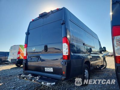 Trzecie zdjęcie samochodu z tyłu: 2021 RAM PROMASTER 3500 DELIVERY VAN VIN:3C6MRVJG6ME535726 - miniatura