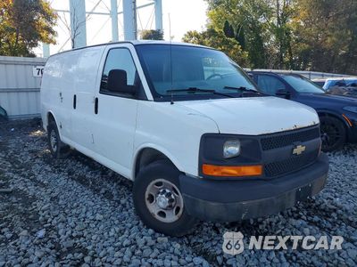 Czwarte zdjęcie samochodu z boku: 2014 CHEVROLET EXPRESS G2500 VIN:1GCWGFCA1E1168048 - miniatura