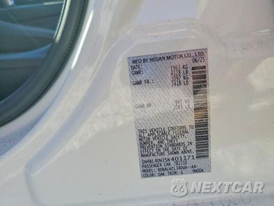 Zdjęcie 12 z 12 samochodu: 2025 NISSAN ALTIMA SV VIN:1N4BL4DV2SN401171 - miniatura