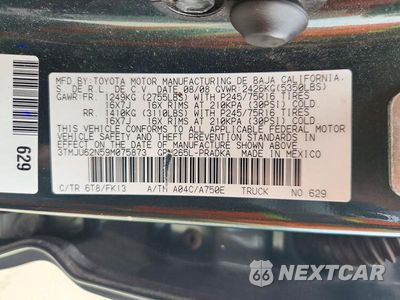 Zdjęcie 12 z 12 samochodu: 2009 TOYOTA TACOMA DOUBLE CAB PRERUNNER VIN:3TMJU62N59M075873 - miniatura