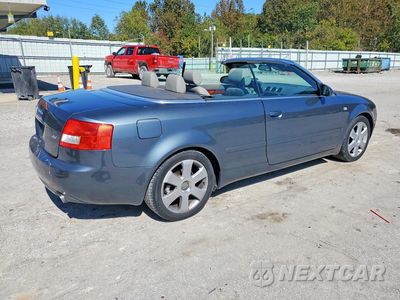 Trzecie zdjęcie samochodu z tyłu: 2003 AUDI A4 3.0 CABRIOLET VIN:WAUAT48H53K026399 - miniatura