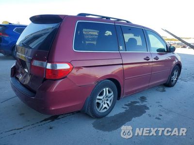 Trzecie zdjęcie samochodu z tyłu: 2005 HONDA ODYSSEY EX VIN:5FNRL38465B001380 - miniatura