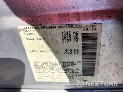 Zdjęcie 13 z 13 samochodu: 2018 NISSAN ALTIMA 2.5 S VIN:1N4AL3AP7JC247546 - miniatura