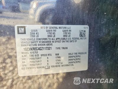 Zdjęcie 12 z 12 samochodu: 2016 CHEVROLET SILVERADO K1500 LT VIN:1GCVKREC4GZ117321 - miniatura