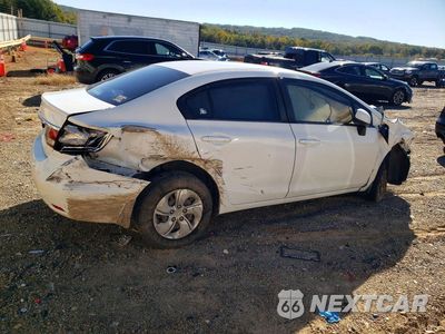 Trzecie zdjęcie samochodu z tyłu: 2013 HONDA CIVIC VIN:2HGFB2F54DH505240 - miniatura
