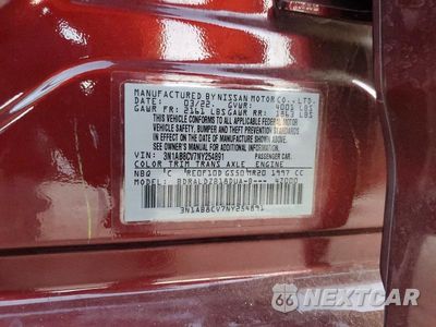Zdjęcie 13 z 13 samochodu: 2022 NISSAN SENTRA SV VIN:3N1AB8CV7NY254891 - miniatura