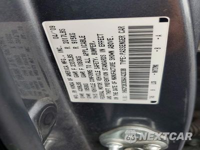 Zdjęcie 12 z 12 samochodu: 2009 HONDA ACCORD LX VIN:1HGCP26309A142038 - miniatura