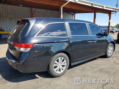 Trzecie zdjęcie samochodu z tyłu: 2016 HONDA ODYSSEY EXL VIN:5FNRL5H68GB040679 - miniatura