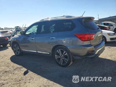 Drugie zdjęcie samochodu z przodu: 2017 NISSAN PATHFINDER PLATINUM VIN:5N1DR2MN7HC630449 - miniatura