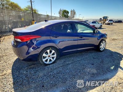 Trzecie zdjęcie samochodu z tyłu: 2012 HYUNDAI ELANTRA LIMITED VIN:5NPDH4AE5CH095237 - miniatura