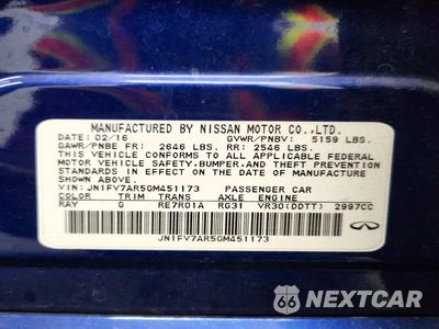 Zdjęcie 12 z 12 samochodu: 2016 INFINITI Q50 RED SPORT 400 VIN:JN1FV7AR5GM451173 - miniatura