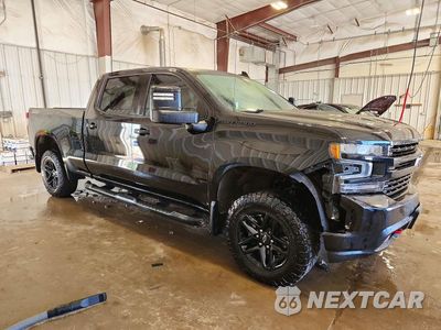 Czwarte zdjęcie samochodu z boku: 2021 CHEVROLET SILVERADO K1500 LT TRAIL BOSS VIN:1GCPYFEL8MZ192749 - miniatura
