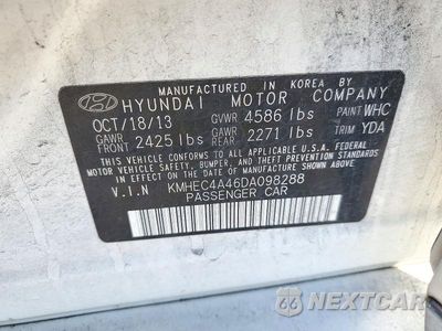 Zdjęcie 12 z 12 samochodu: 2013 HYUNDAI SONATA HYBRID VIN:KMHEC4A46DA098288 - miniatura