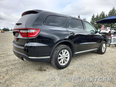 Trzecie zdjęcie samochodu z tyłu: 2019 DODGE DURANGO SXT VIN:1C4RDJAG0KC606171 - miniatura