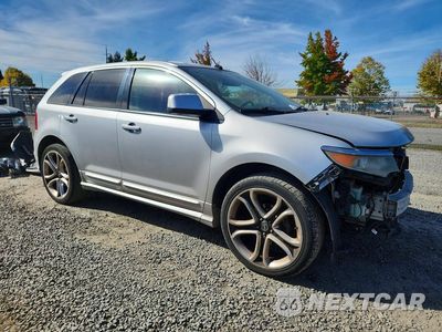 Czwarte zdjęcie samochodu z boku: 2011 FORD EDGE SPORT VIN:2FMDK3AK8BBA27599 - miniatura