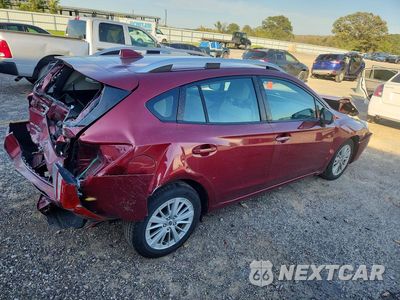 Trzecie zdjęcie samochodu z tyłu: 2017 SUBARU IMPREZA PREMIUM VIN:4S3GTAB63H3707505 - miniatura