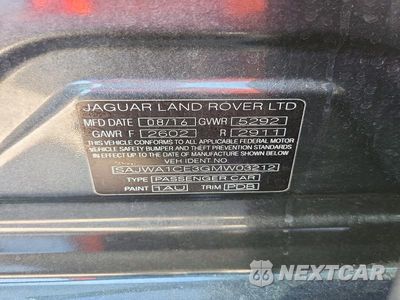 Zdjęcie 12 z 12 samochodu: 2016 JAGUAR XJ SUPERCHARGED VIN:SAJWA1CE3GMW03212 - miniatura
