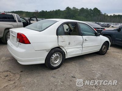 Trzecie zdjęcie samochodu z tyłu: 2004 HONDA CIVIC LX VIN:2HGES16514H638379 - miniatura