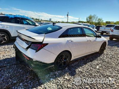Trzecie zdjęcie samochodu z tyłu: 2024 HYUNDAI ELANTRA N LINE VIN:KMHLR4DF8RU744570 - miniatura
