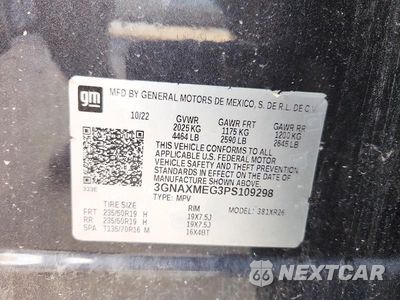 Zdjęcie 13 z 13 samochodu: 2023 CHEVROLET EQUINOX RS VIN:3GNAXMEG3PS109298 - miniatura